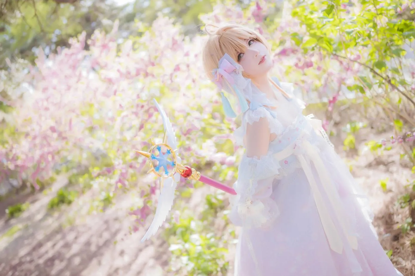 渊秧 – NO.24 魔卡少女樱-木之本樱中华风洋装同人cos [10P]插图6